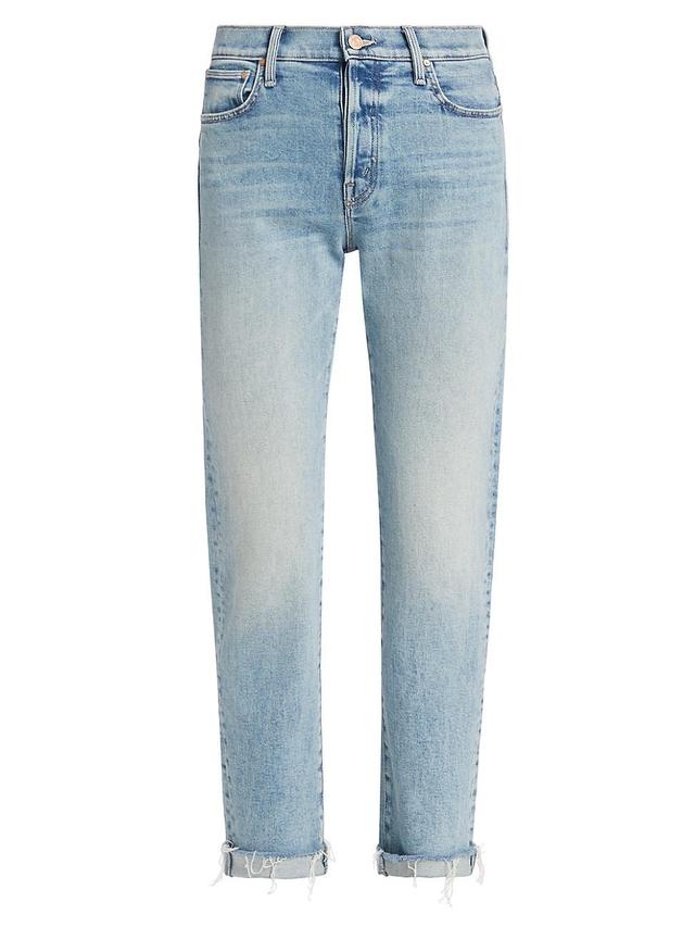 Womens The Scrapper Cuff Ankle Fray Slim Jeans Product Image