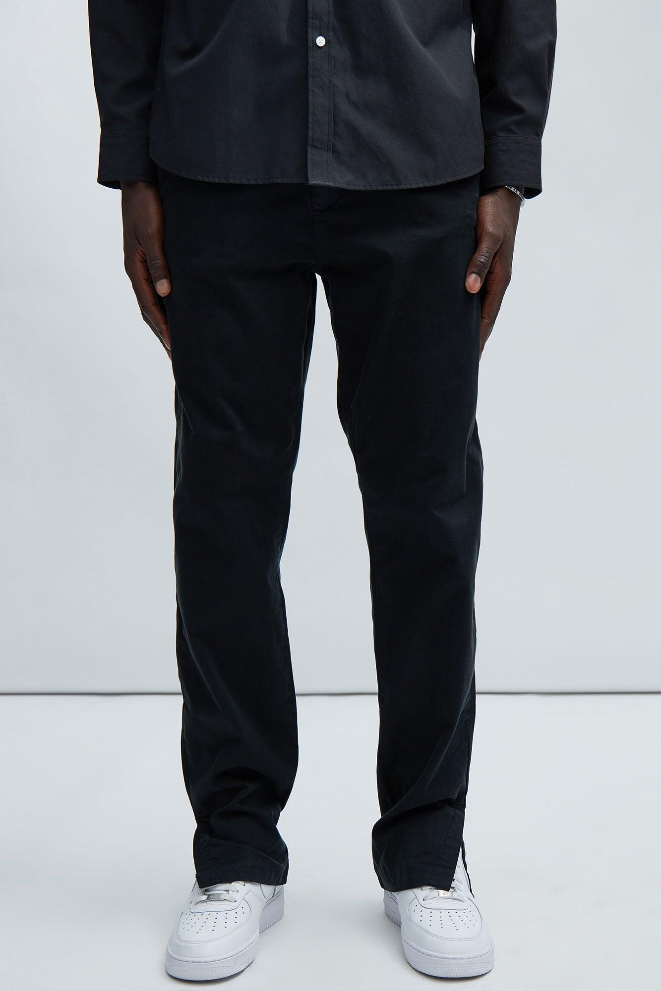 Mac Slim Slit Trousers - Black Product Image