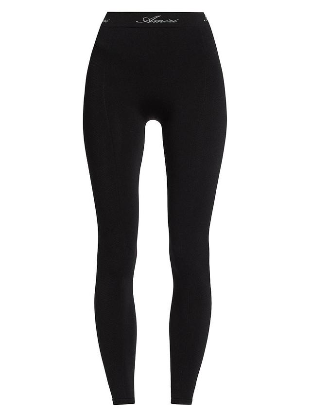 Womens Seamless Knit Leggings Product Image