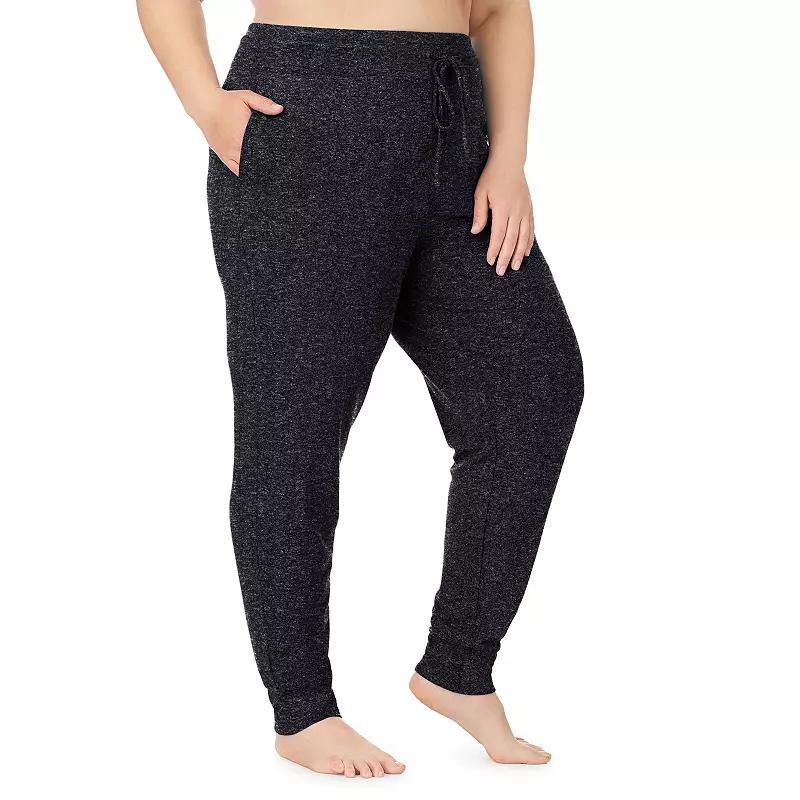 Plus Size Cuddl Duds Soft Knit Joggers, Womens product image