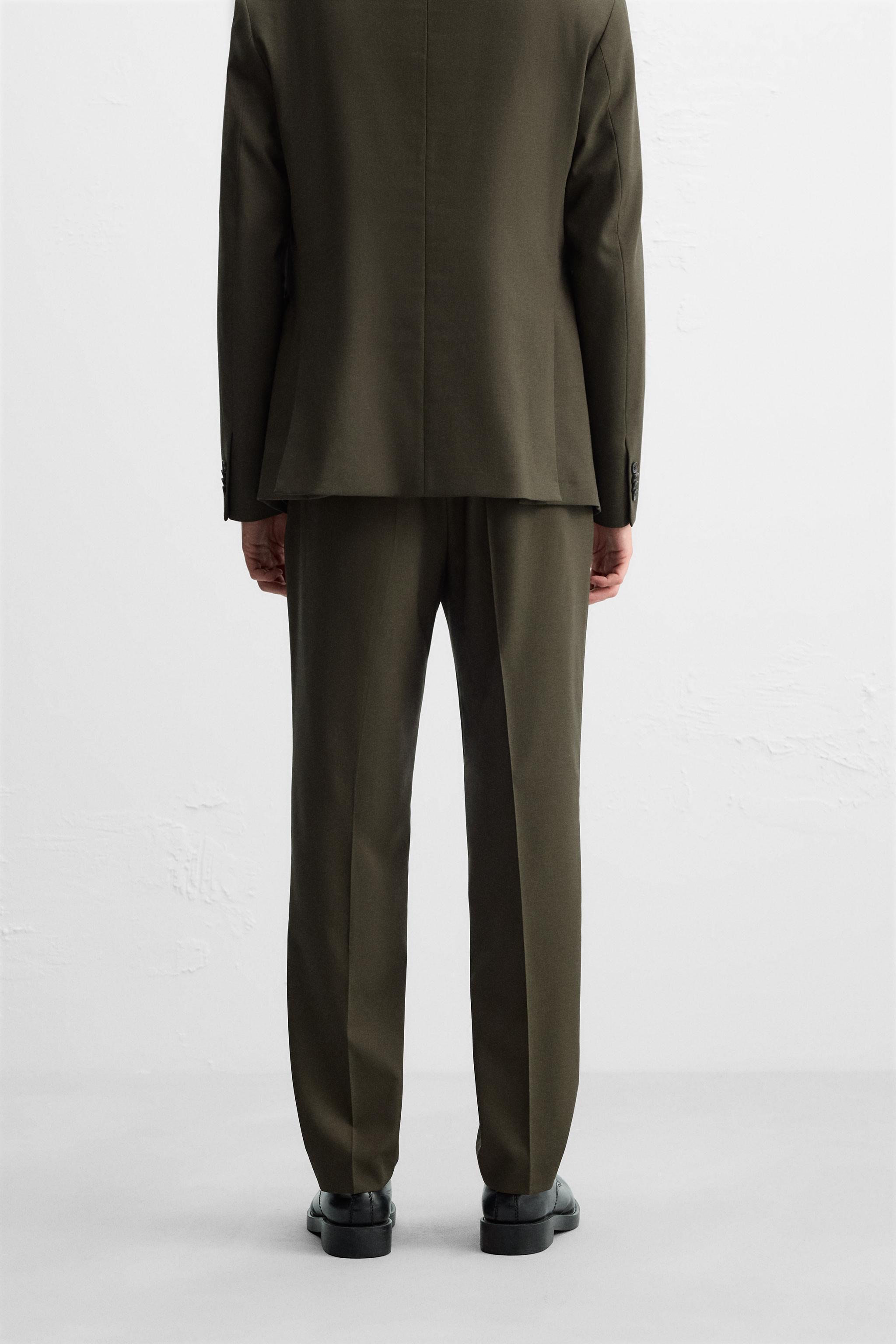 TEXTURED SUIT PANTS Product Image