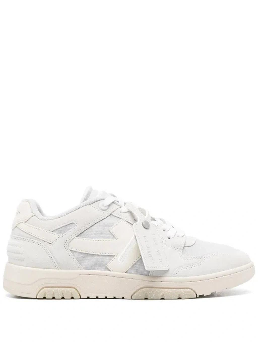 OFF-WHITE Mesh Slim Out Of Office Sneakers In Grey Product Image