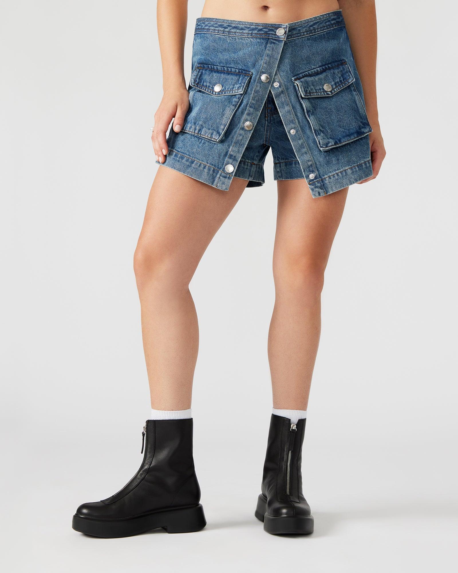 JENNIFER DENIM SKORT Female Product Image