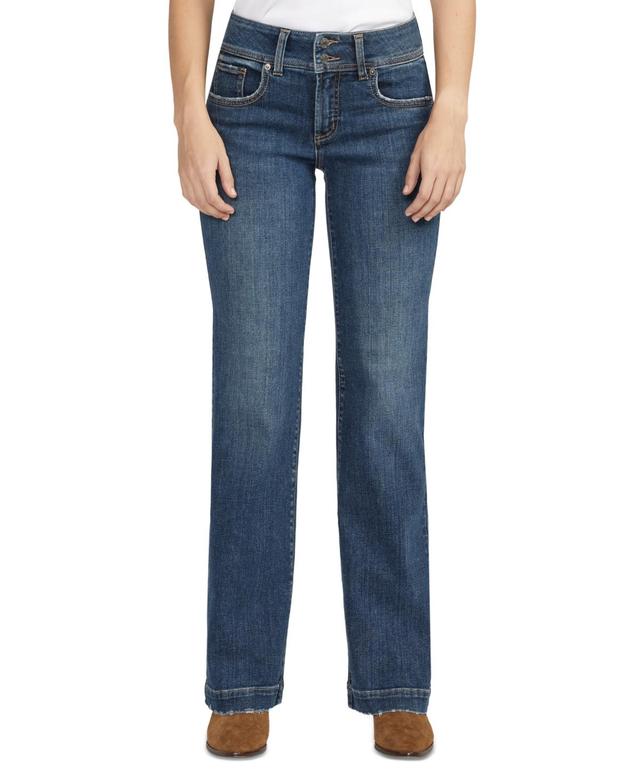 Silver Jeans Co. Suki Curvy Mid Rise Trouser Jeans Product Image