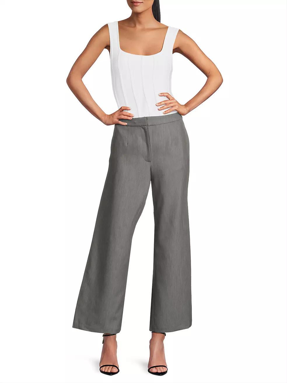 Stretch Wide-Leg Pants Product Image