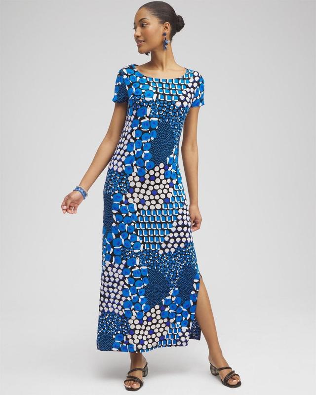 Petite Travelers™ Classic Dots Maxi Dress Product Image