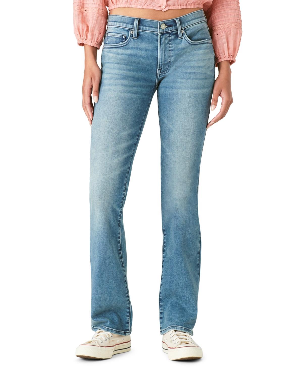 Lucky Brand Sweet Bootcut Mid Rise Denim Jeans Product Image