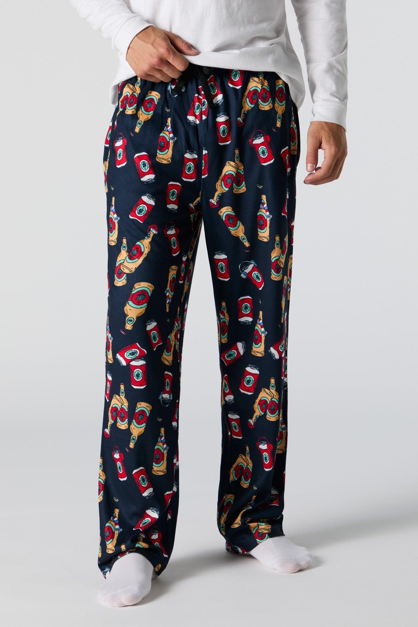 Printed Pajama Pant Male Product Image