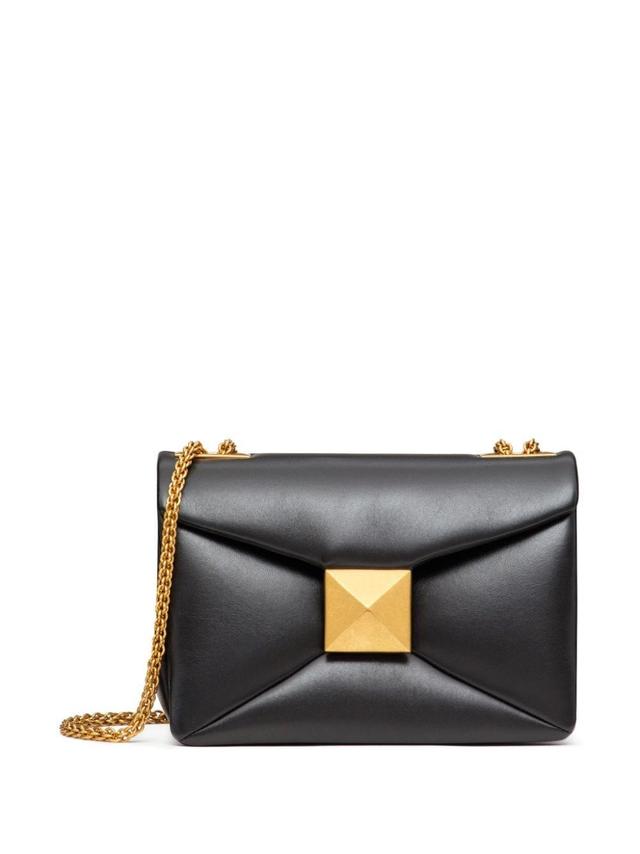 One Stud Nappa-leather Shoulder Bag In Black Product Image