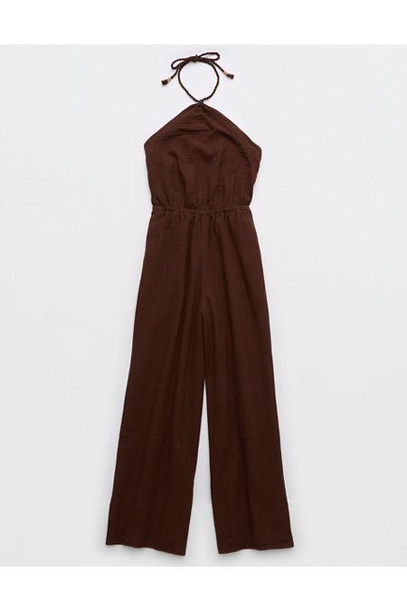 Aerie Pool-To-Party Halter Jumpsuit Women's Product Image