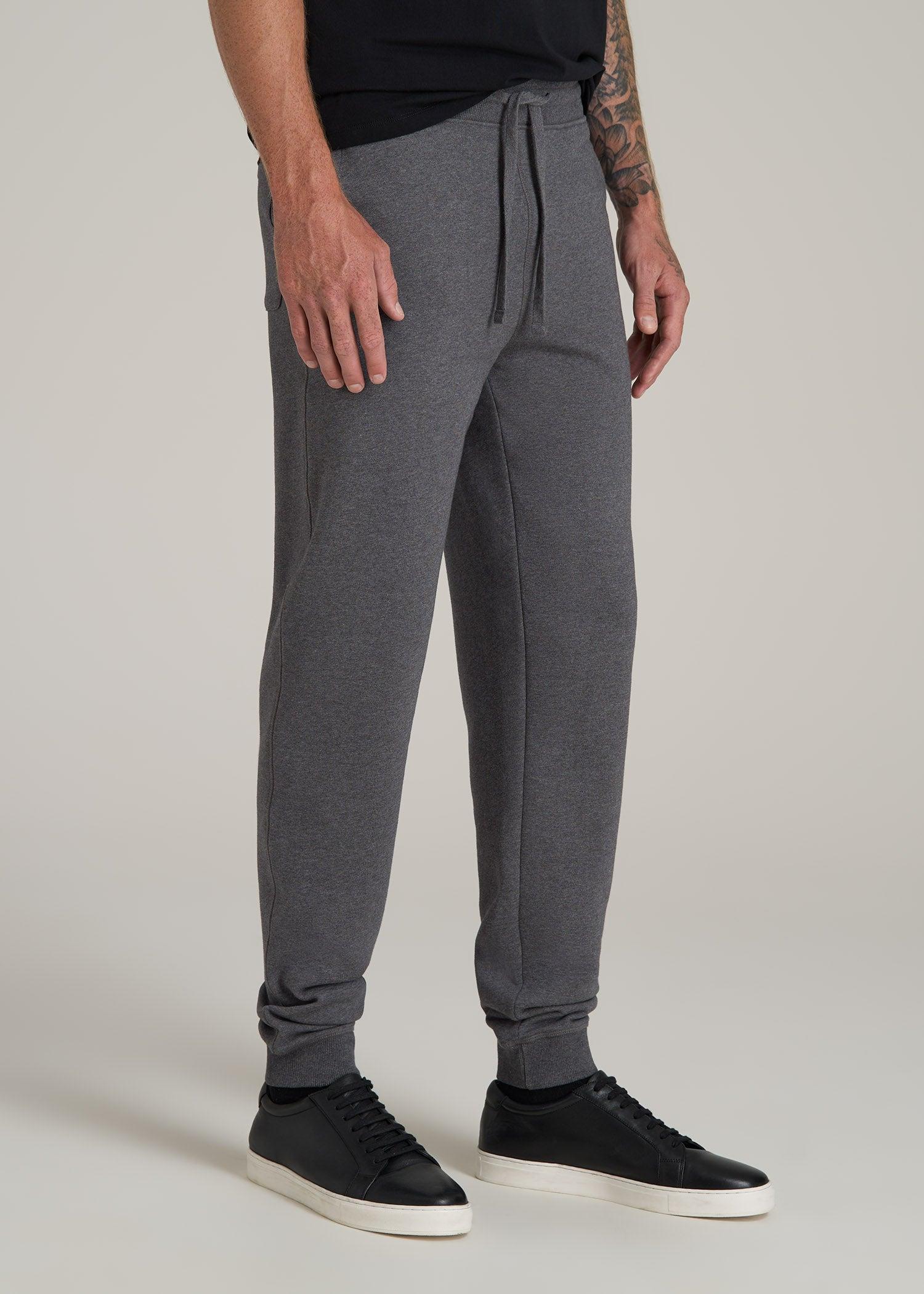 Wearever 2.0 Fleece Joggers for Tall Men in Charcoal Mix Male Product Image