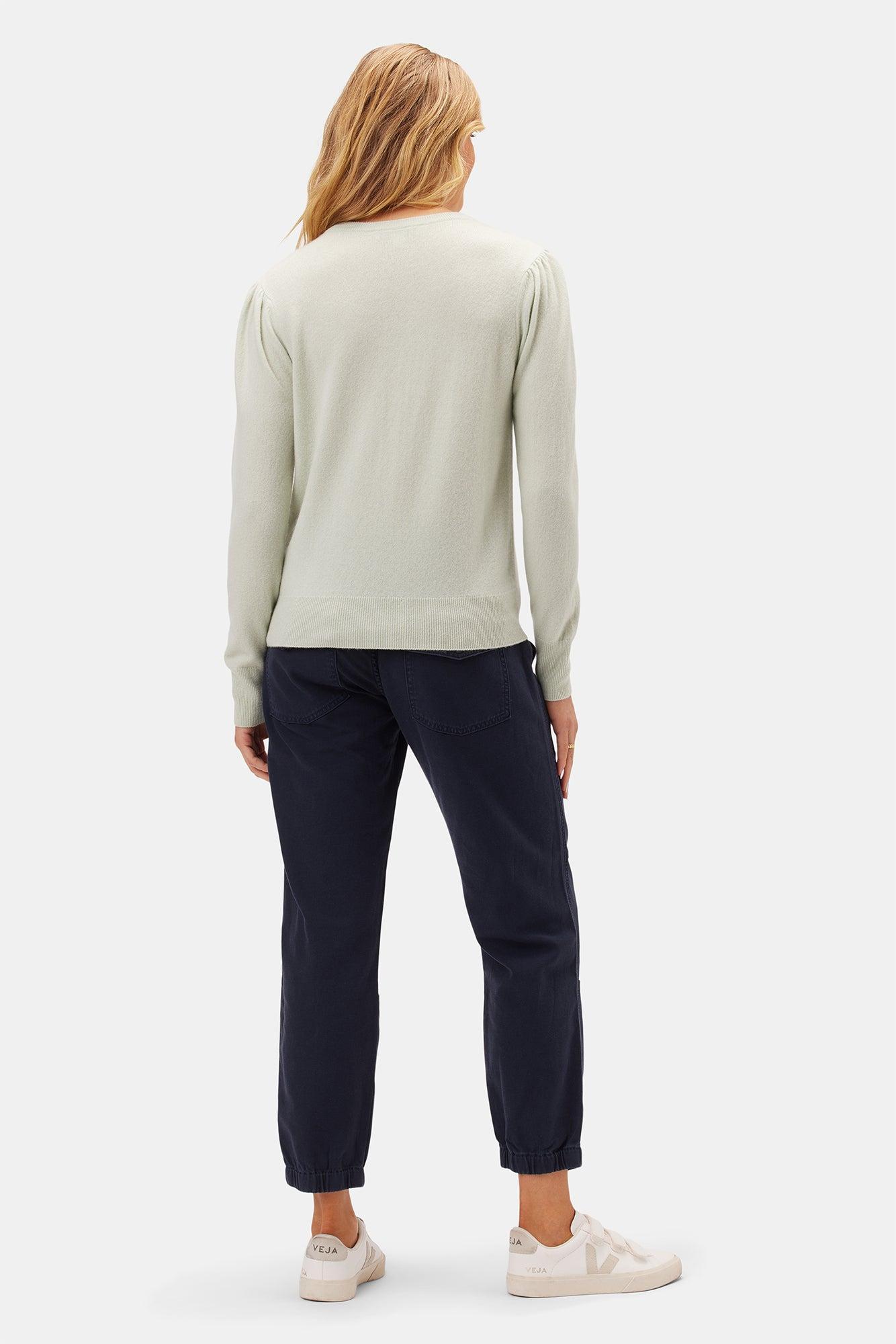 Odilia Cashmere Sweater - Mint Green Product Image