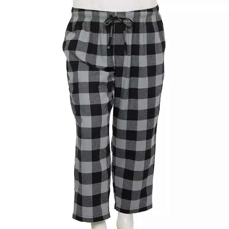 Big & Tall Sonoma Goods For Life Flannel Drawstring Pajama Pants, Mens Product Image