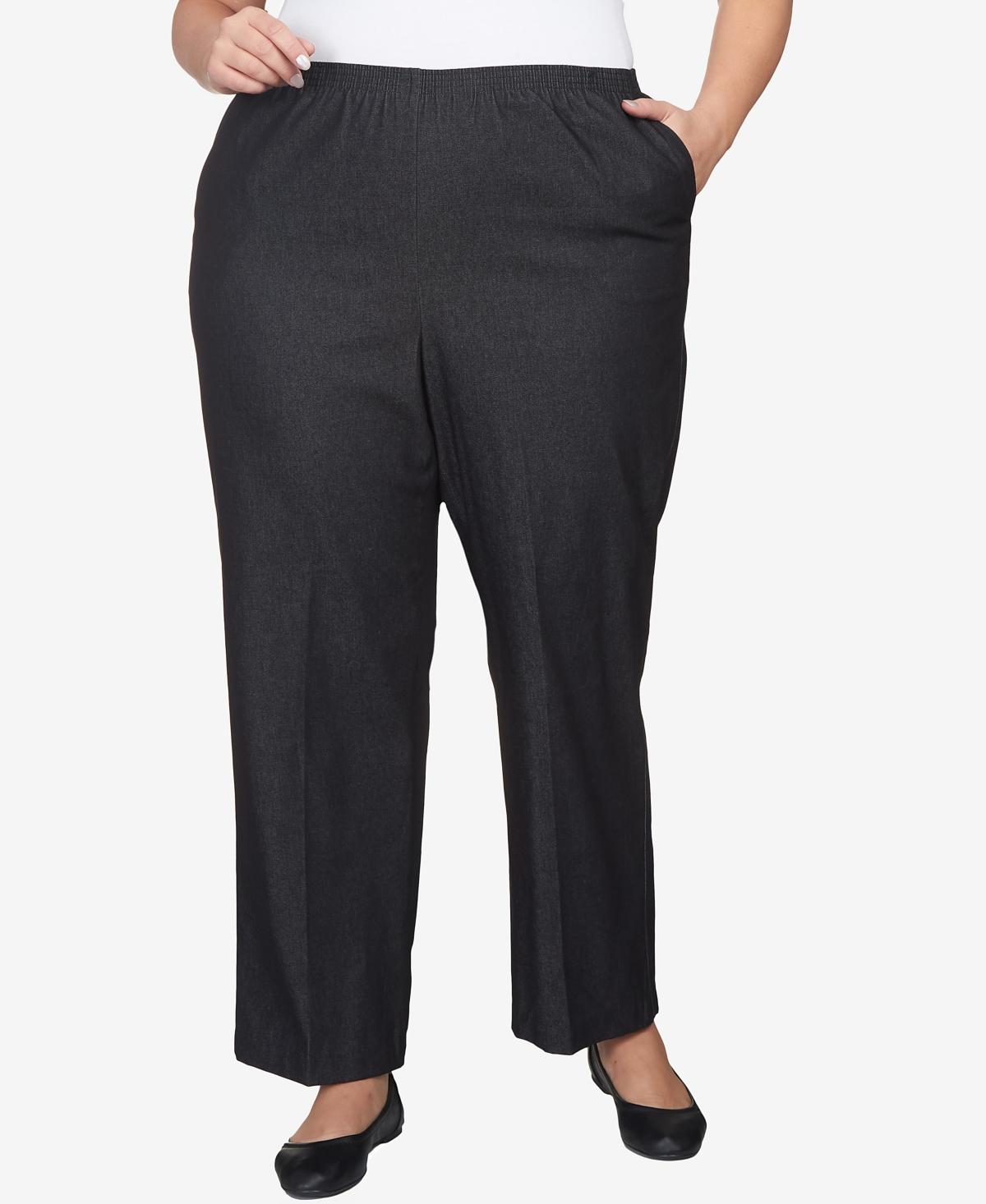 Plus Size Alfred Dunner Proportioned Denim Pants, Womens Product Image