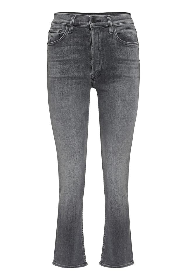 MOTHER The Tomcat Ankleskinny Jeans In Grey Product Image