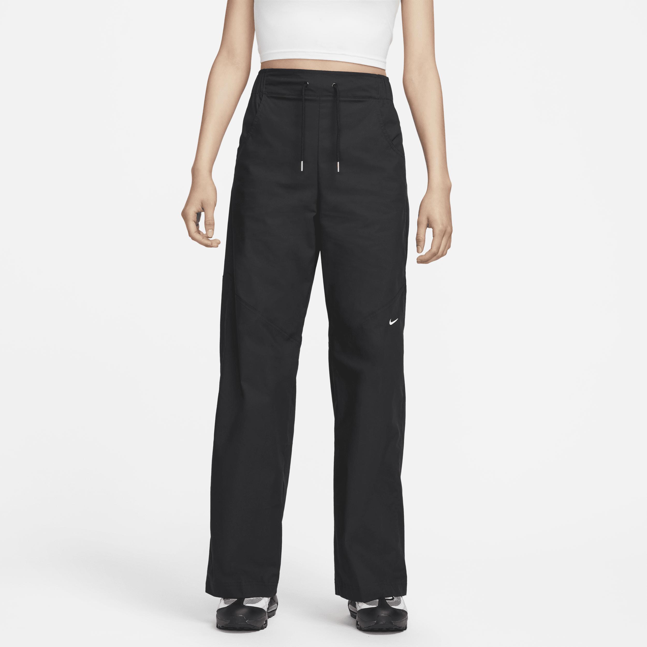 Womens Nike Sportswear Essentials Woven High-Rise Pants Product Image