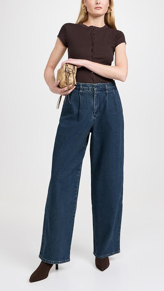 Good American 90s Pleated Trousers | Shopbop Product Image