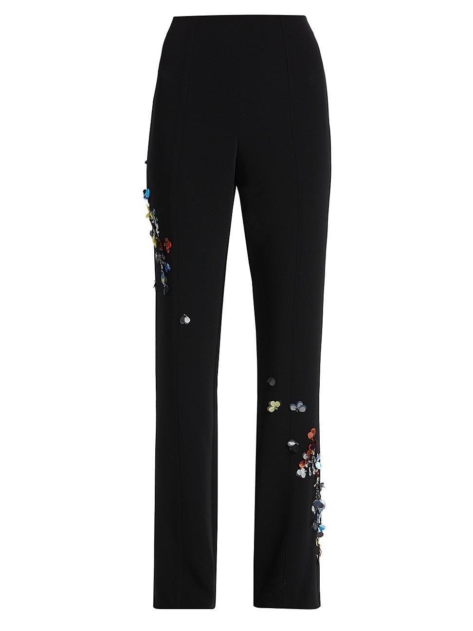 Womens Kingsley Floral Paillette Pants Product Image