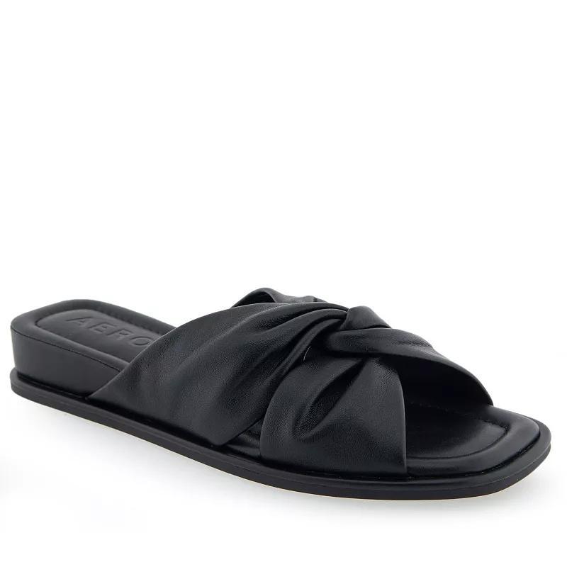 Aerosoles Womens Brady Short Wedge Slides Product Image