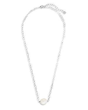 Sterling Forever Imitation Pearl Pendant Necklace, 17 Product Image