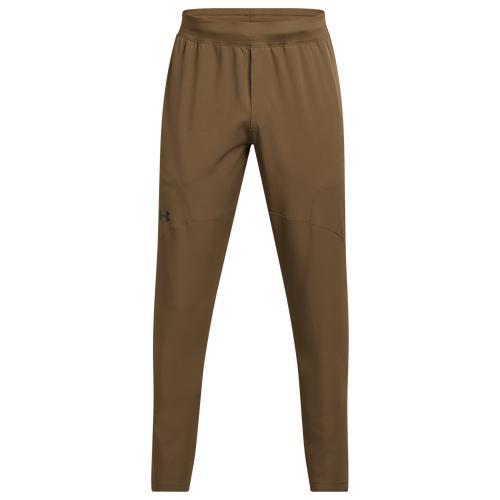 Under Armour Mens Unstoppable Tapered Pants - Black/Coyote Product Image