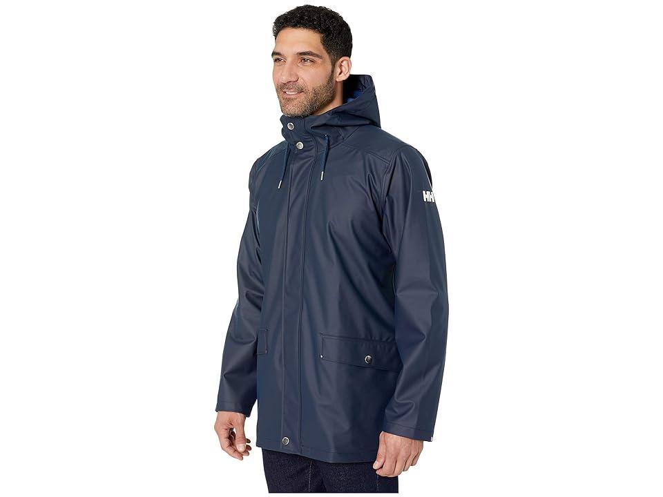 Helly Hansen Moss Rain Jacket (Navy) Men's Coat Product Image