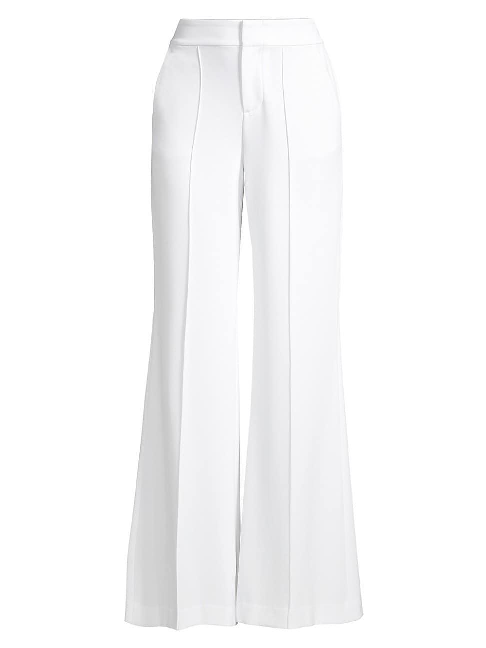 Alice + Olivia Dylan High Waist Wide Leg Faux Leather Pants Product Image