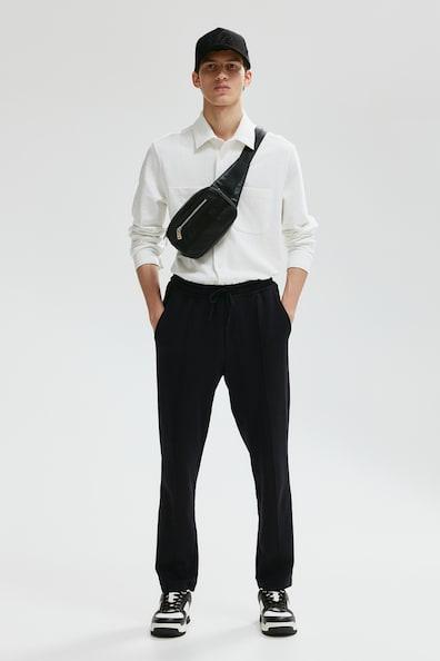 Slim Fit Structured Pants product image