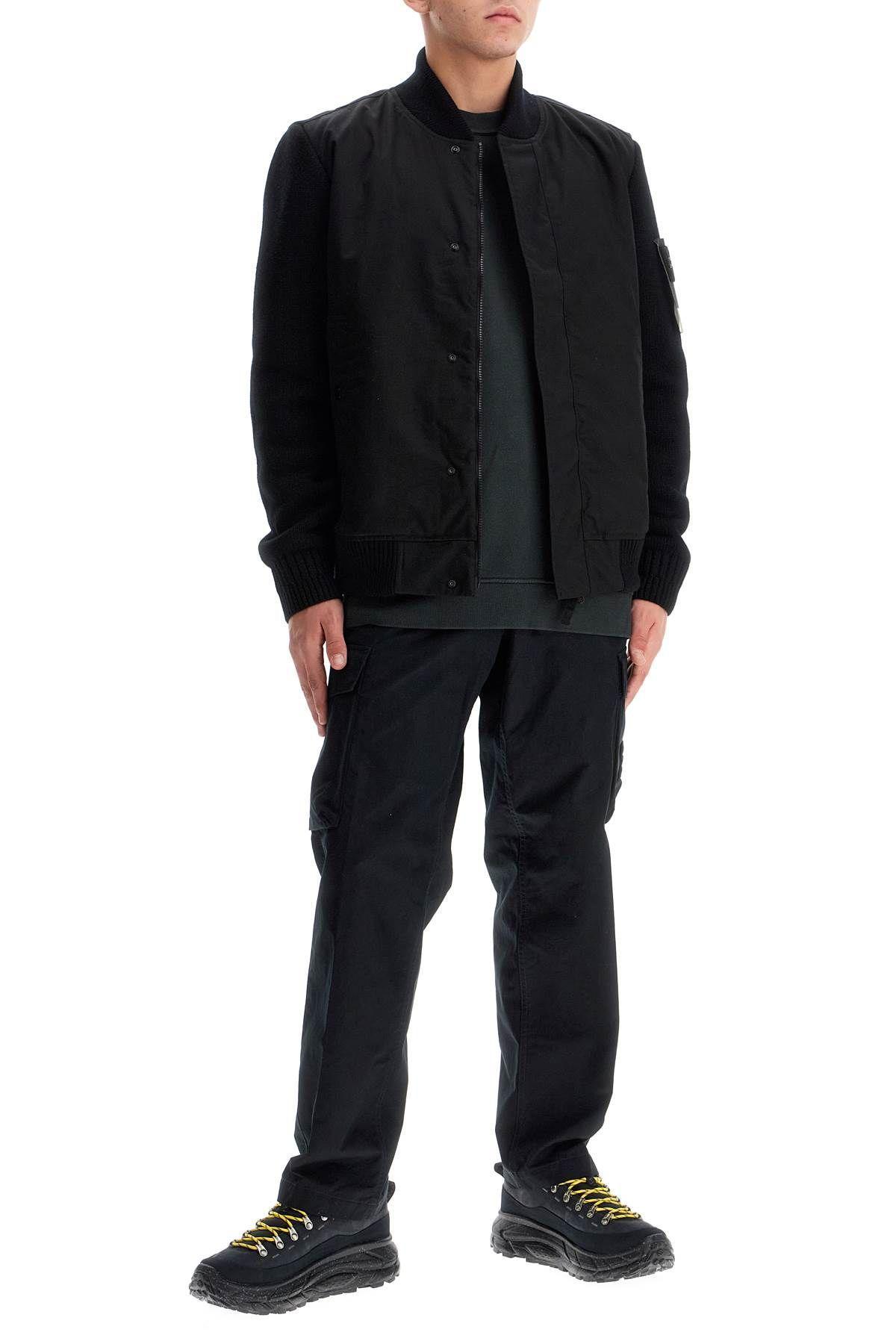 STONE ISLAND Ghost Bomber Jacket In High-performance In Black Product Image