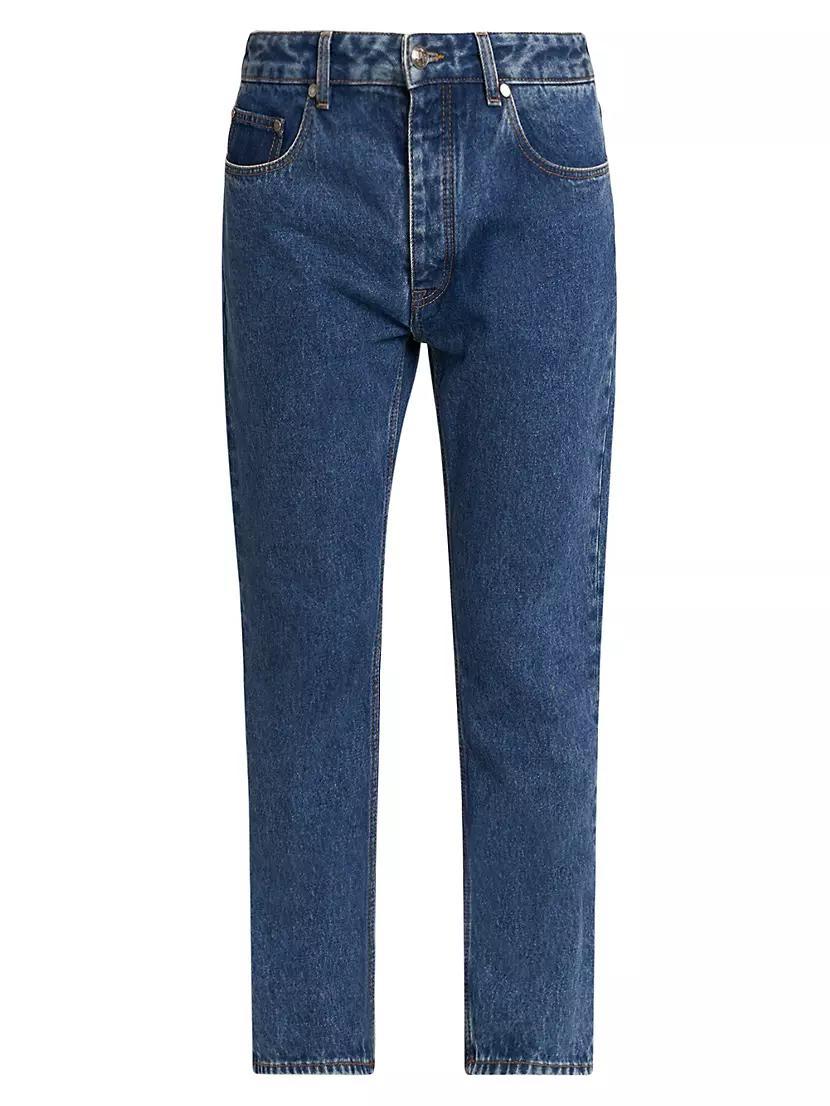 Monogram Straight-Leg Jeans Product Image