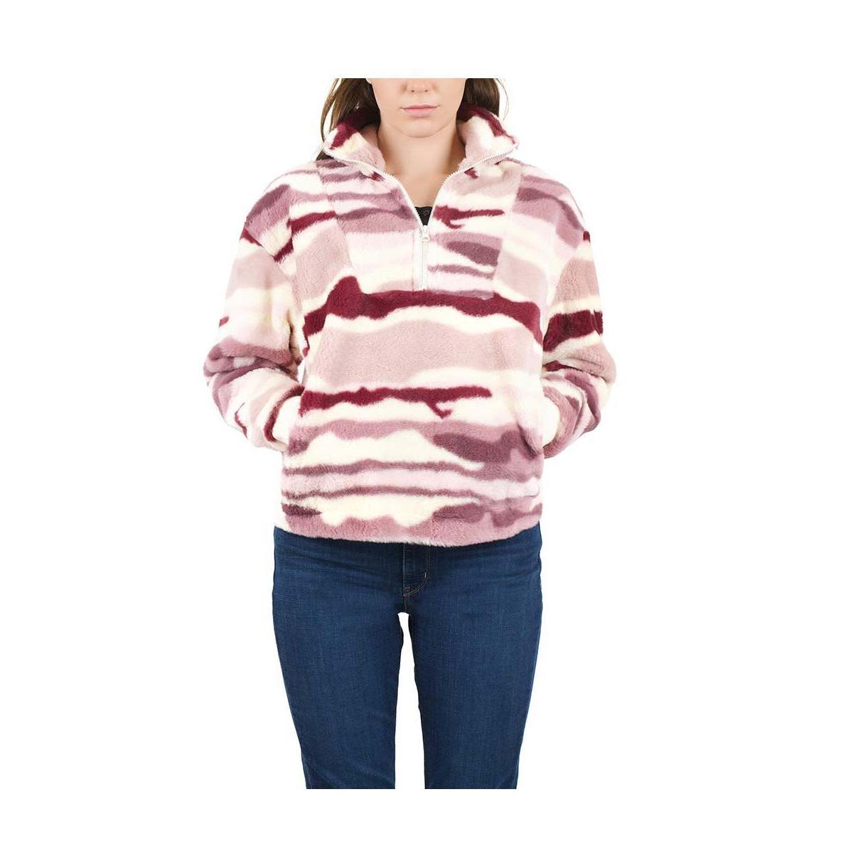 Womens Mountain and Isles No Boundaries High Pile Pullover Jacket Product Image