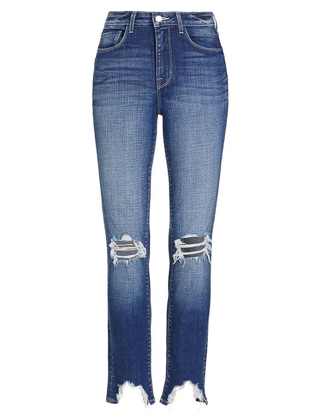 Womens High Line High-Rise Skinny Jeans Product Image