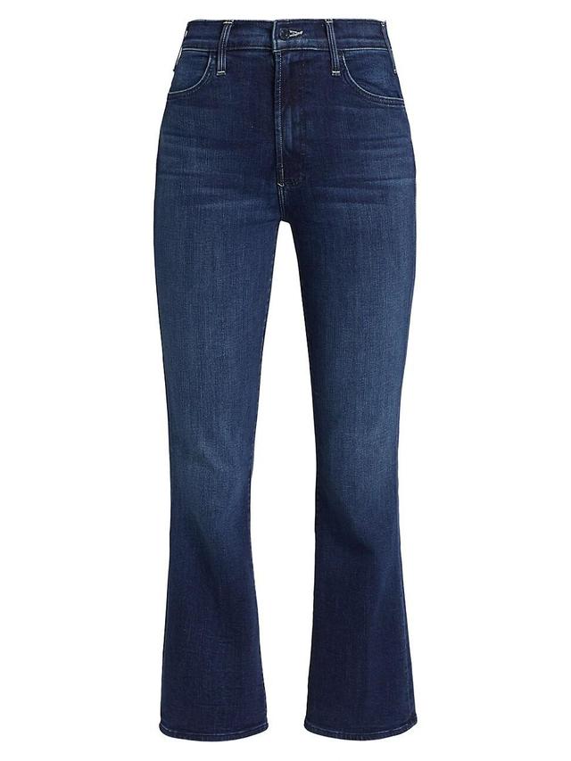 MOTHER The Hustler Ankle in Heirloom - Blue. Size 25 (also in 24, 26, 27, 28, 29, 30, 31, 32, 33). Product Image