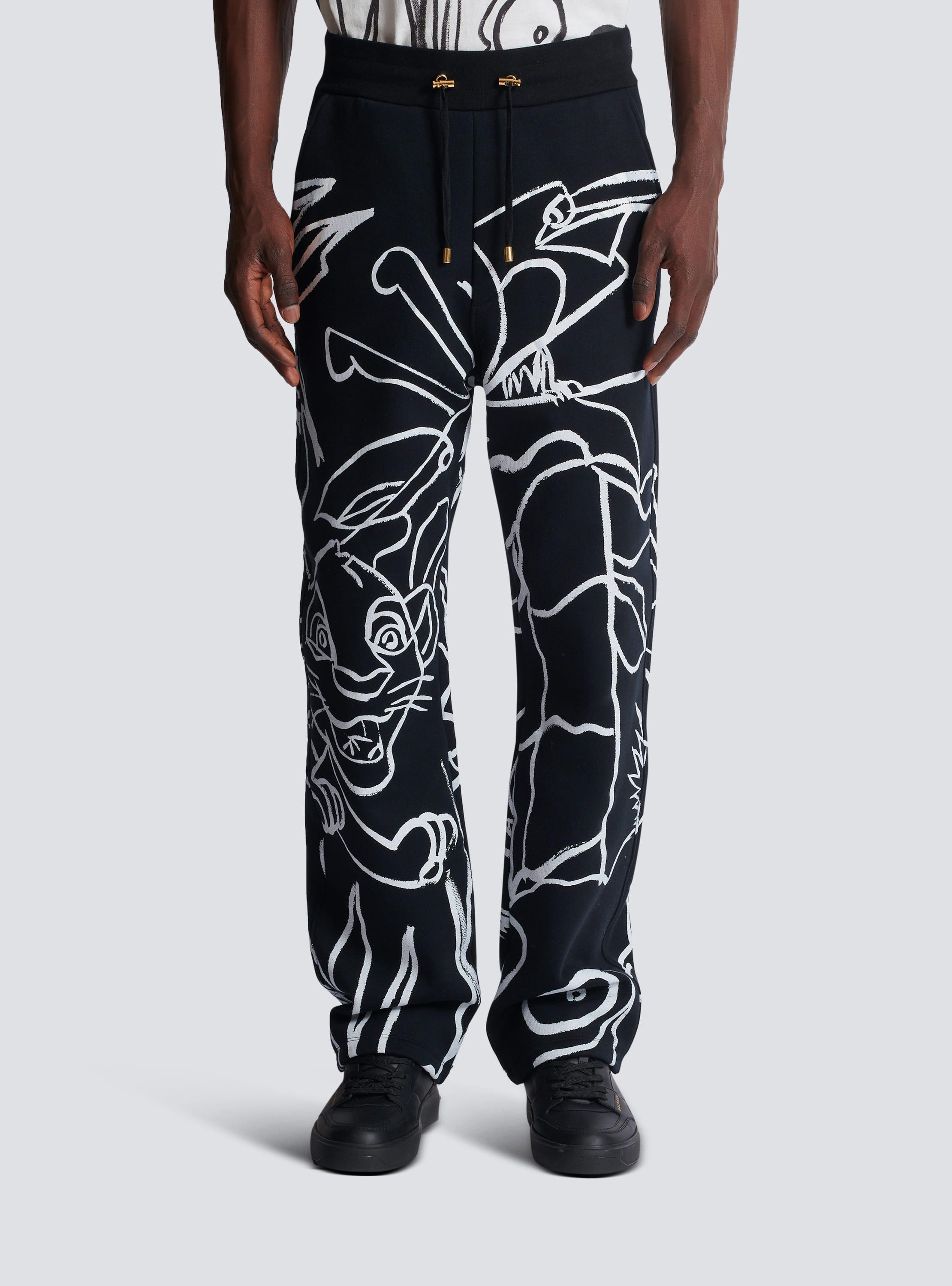 Disney x Balmain: The Lion King - Joggers with Enfant Précoce print Product Image