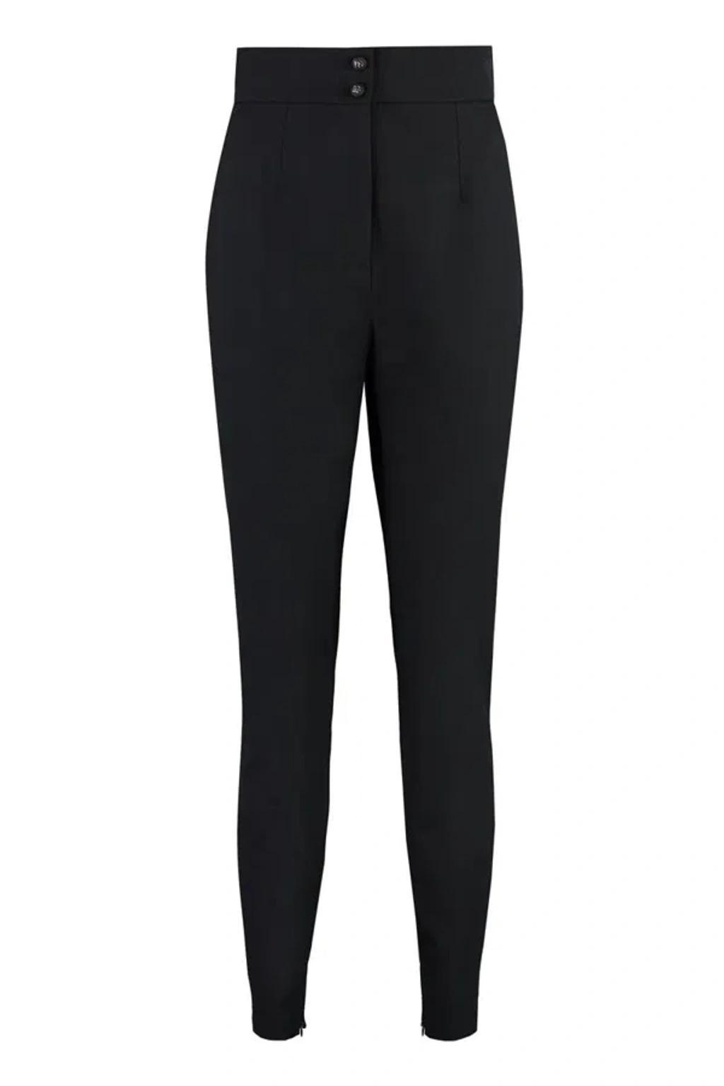 Cotton Trousers In Black Product Image