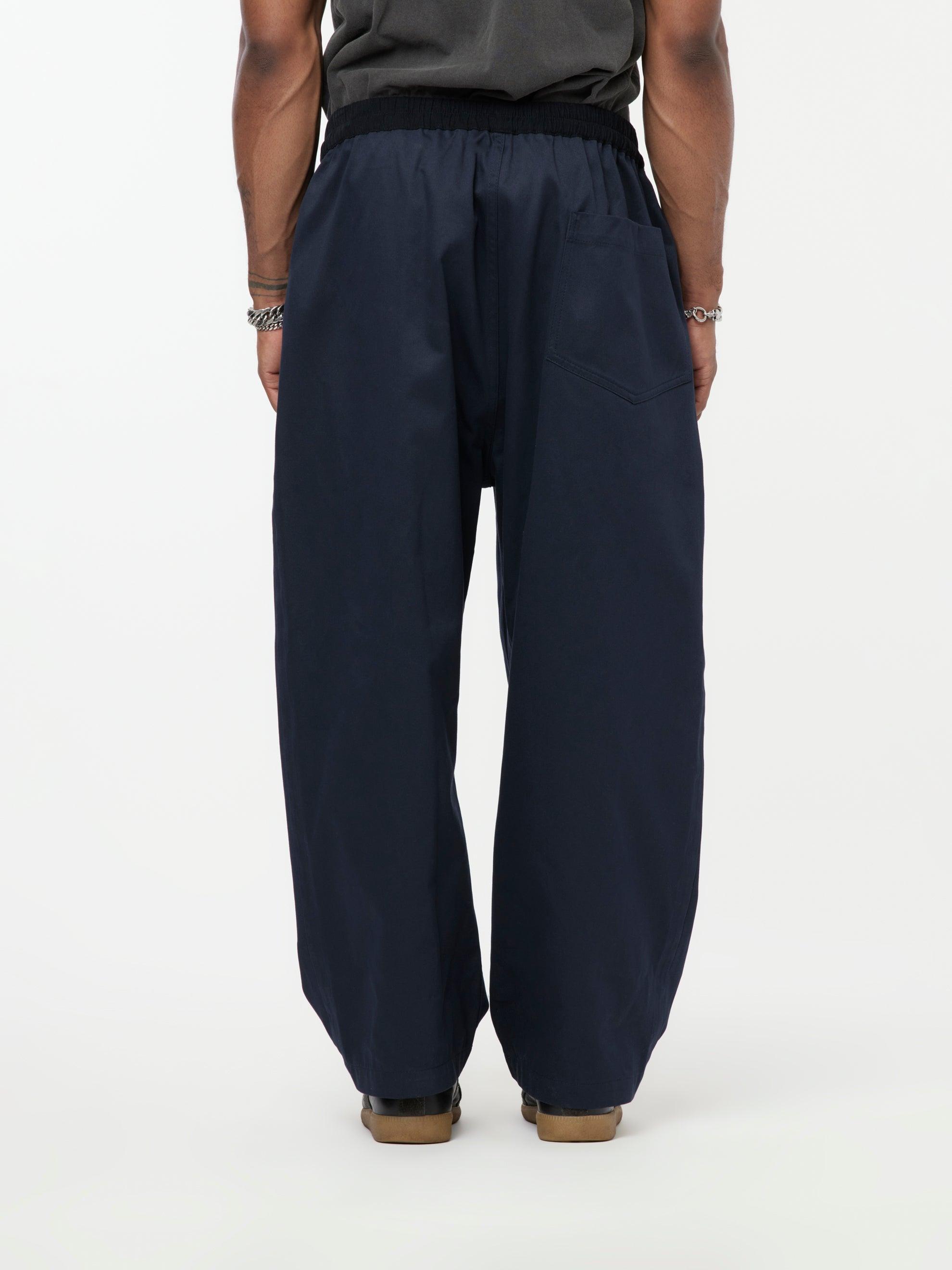 Cotton Trousers (Dark Blue) Product Image