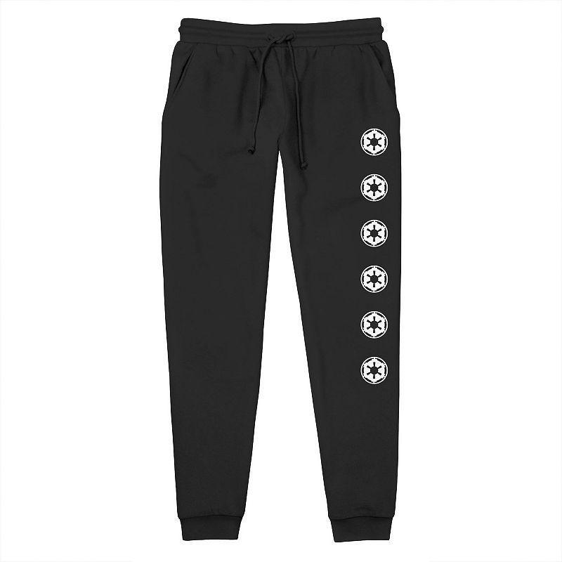 Mens Star Wars Vertical Emblazed Logo Lightweight Jogger Pajama Pants Product Image