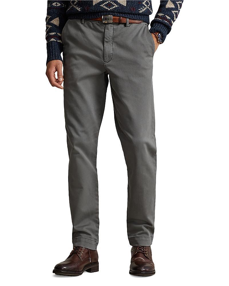 Mens Stretch Flat-Front Pants Product Image