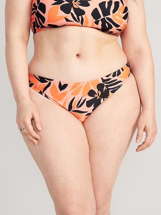 High-Waisted Classic Bikini Swim Bottoms Product Image