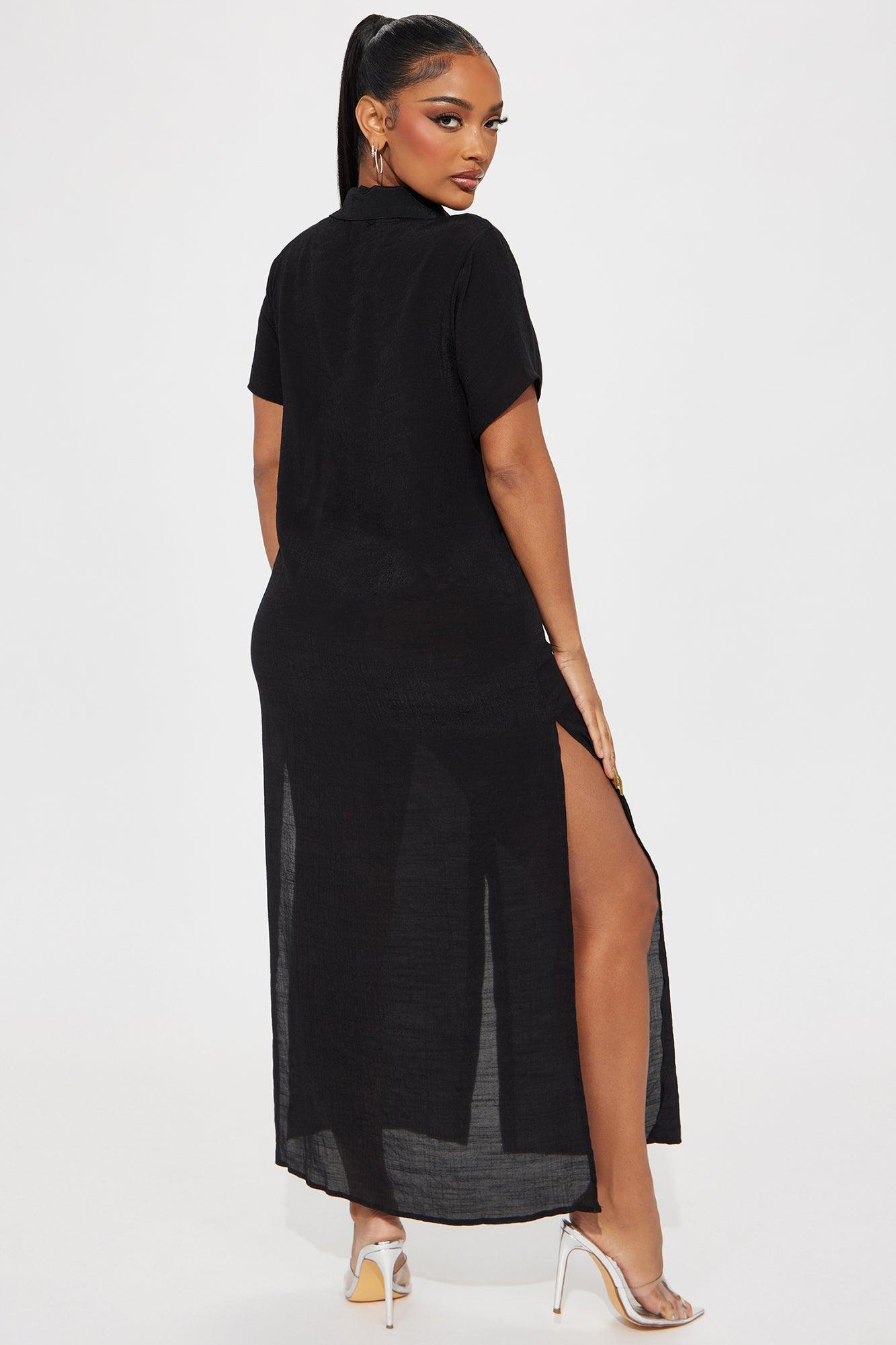 Alia Maxi Dress - Black Product Image