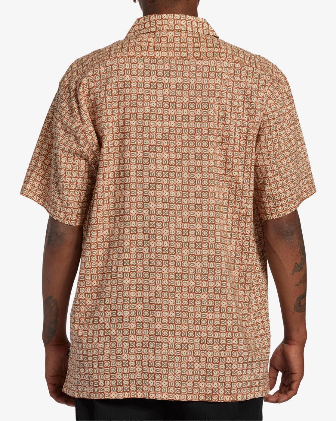 Sundays Vacay Short Sleeve Shirt - Mustard Male Product Image