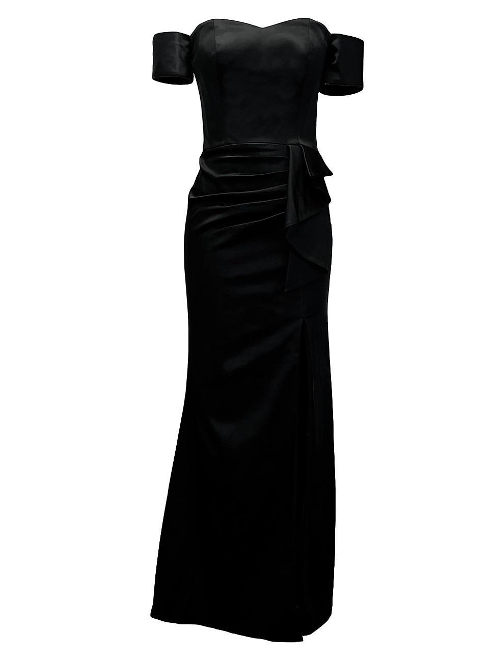 Dress the Population Gabrielle Off the Shoulder Gown Product Image