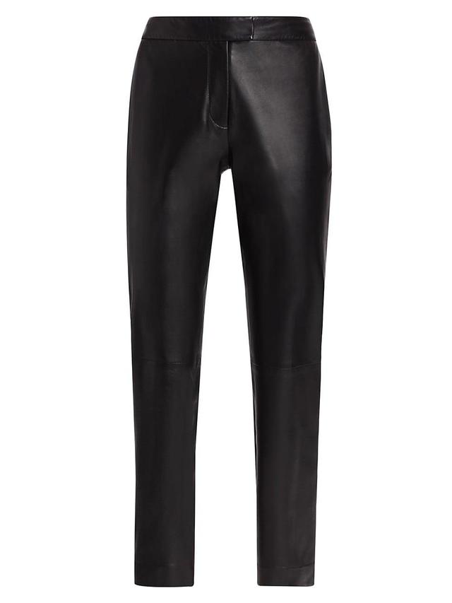 Altuzarra Todd Leather Straight Leg Pants Product Image