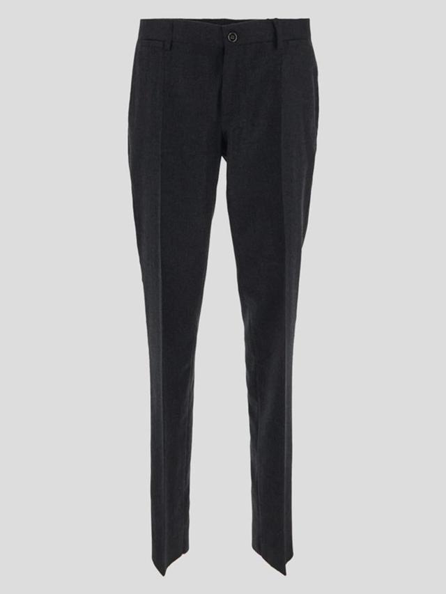 Wide Leg Tailored Trousers In Melange Grigio Product Image