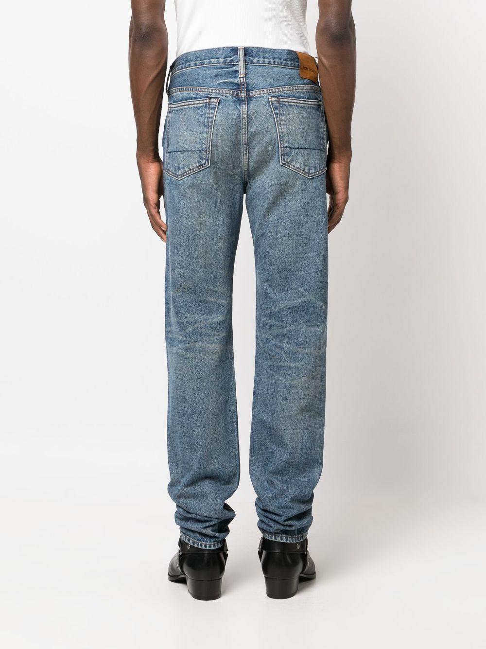 TOM FORD Blue Straight Leg Jeans Product Image