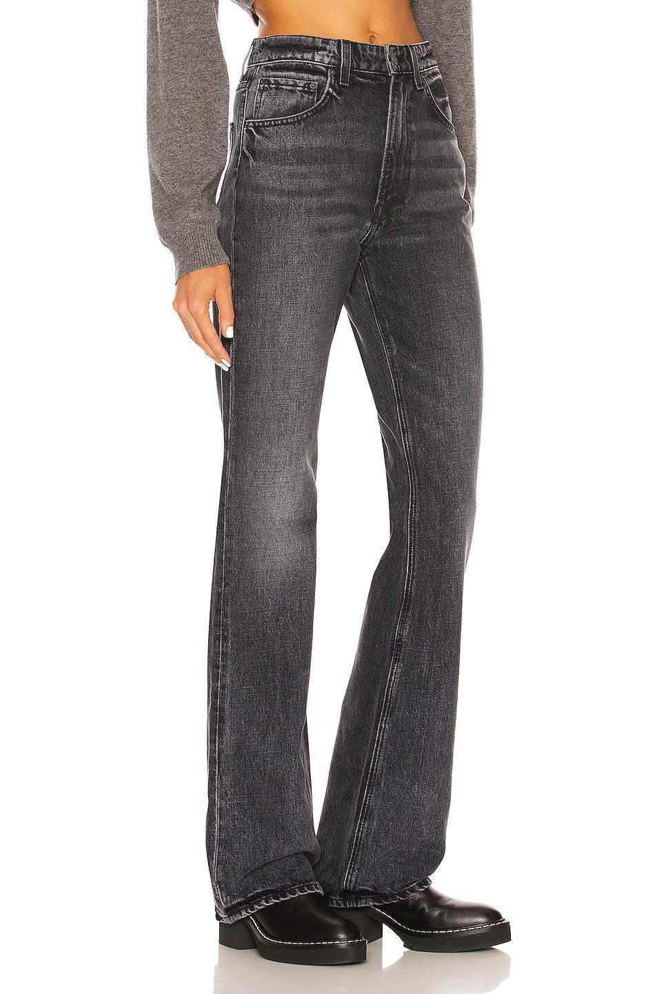 GRLFRND Melanie High Rise Boot Cut in Black Product Image