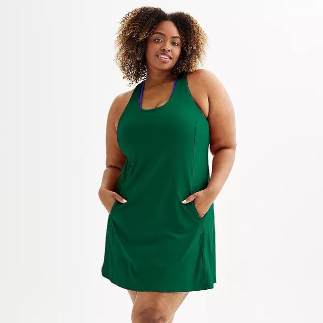 Plus Size Tek Gear Ultra Stretch Dress with Built-In Bra, Womens Product Image