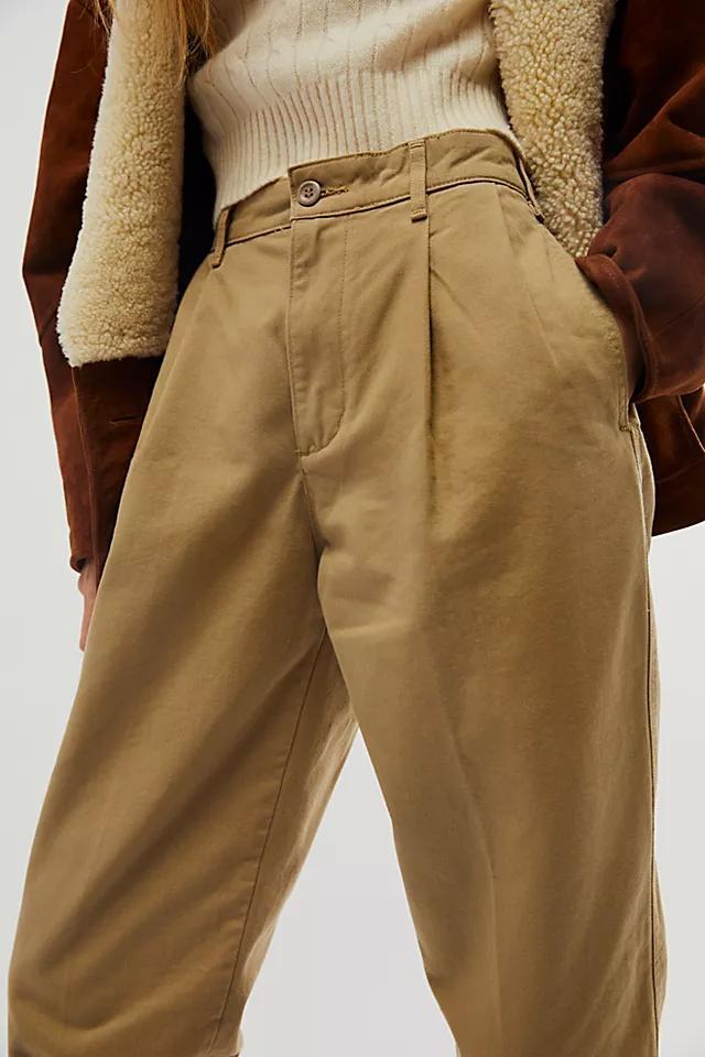 Dockers Original Khaki High Pleated Trousers Product Image