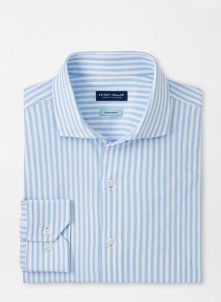 Peter Millar Mens Soren Excursionist Flex Sport Shirt | Color: Blue Frost | Size: S Product Image