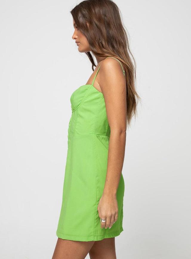 Alano Mini Dress Green Product Image